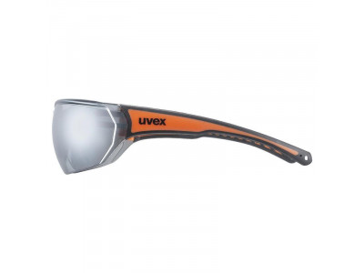 uvex Sportstyle 204 glasses, black/orange