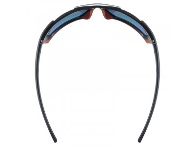uvex sportstyle 310 szemüveg, fekete matt/piros