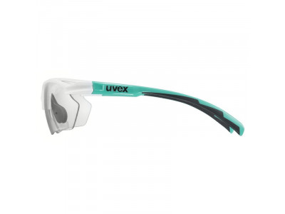 uvex Sportstyle 802 V small brýle, bílé/mint, fotochromatické