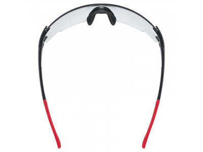 uvex Sportstyle 804 VM glasses, black matte/red