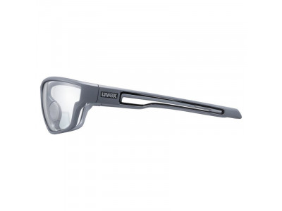 uvex Sportstyle 806 V glasses, grey matte, photochromic