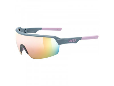 uvex sportstyle 227 szemüveg, szürke/rózsaszín szőnyeg