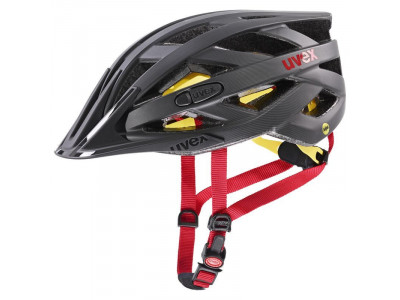 Uvex I-VO CC MIPS kerékpár sisak, Titan / Red Mat