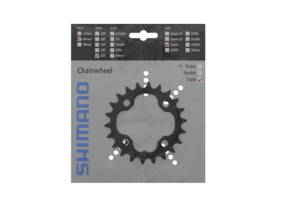 Shimano Deore FC-M590 chainring, 22T