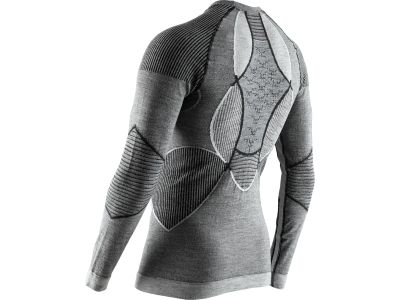 X-BIONIC APANI 4.0 Merino tričko, čierna/sivá/biela