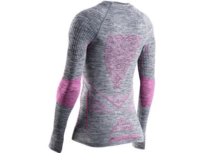 X-BIONIC Energy Accumulator 4.0 women&#39;s T-shirt, gray melange/pink