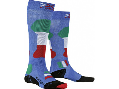 X-BIONIC SKI PATRIOT 4.0 ITALY ponožky, modrá