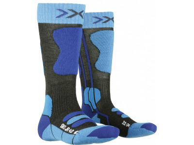 X-BIONIC sKI Junior 4.0 detské ponožky, modrá