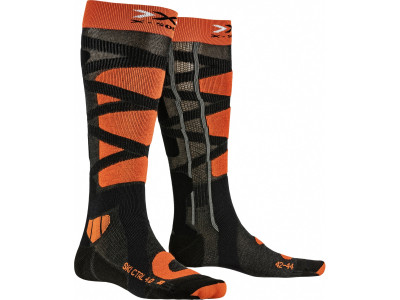 X-BIONIC SKI CONTROL 4.0 Socken, schwarz/orange