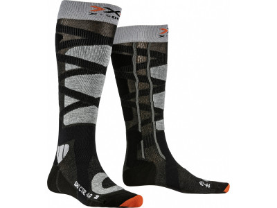 X-BIONIC SKI CONTROL 4.0 ponožky, čierna/sivá