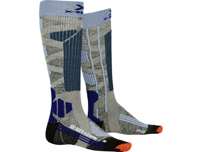X-BIONIC SKI RIDER 4.0 women&amp;#39;s socks, grey/black
