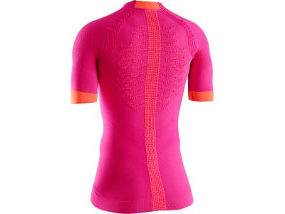 Tricou pentru alergare X-BIONIC The Trick 4.0 pentru femei, roz/portocaliu