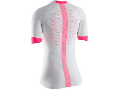 Tricou pentru alergare X-BIONIC The Trick 4.0 pentru femei, alb/roz