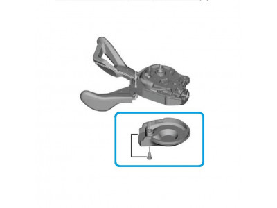 Osłona manetki Shimano SL-M6000, dolna lewa