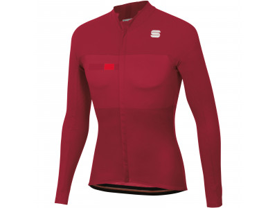 Koszulka rowerowa termiczna Sportful Bodyfit Pro w kolorze ciemnoróżowym/czerwonym