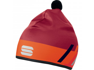 Sportowa czapka SQUADRA RACE czerwono-pomarańczowa