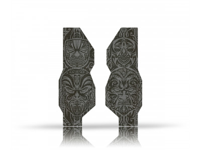 Rie:Sel design Fork Tape 3000 fork stickers, Maori