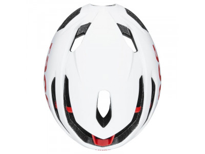 uvex Race 9 Helm, white/red