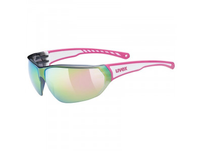 Uvex Sportstyle 204 glasses, pink/white