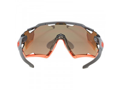 uvex Sportstyle 228 Brille, grau/orange matt