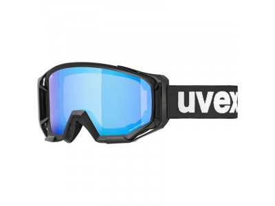 Uvex athletic CV glasses, black mat/blue