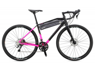 Mongoose Guide Comp kerékpár, fekete/rózsaszín