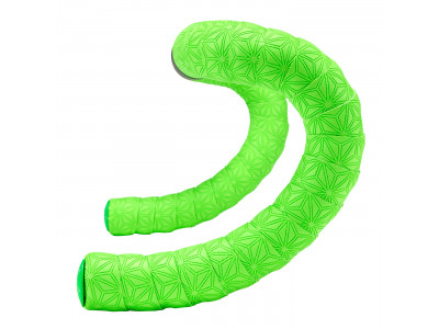 Supacaz Super Sticky Kush TruNeon Grip Neon Green / Neon Green Plugs