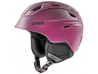 uvex Fierce ski helmet berry mat