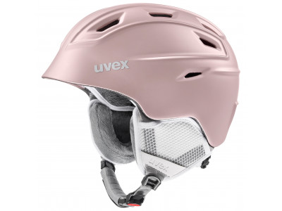 uvex Fierce ski helmet Rosegold matte