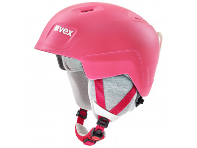uvex MANIC Pro dětská lyžařská přilba Pink
