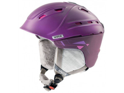 Uvex P1US WL dámska lyžiarska prilba mat purple/pink 