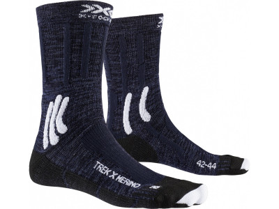 X-BIONIC TREK X MERINO - 4.0 trekové vlnené ponožky modrá