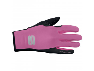 Sportful STELLA Windstopper XC rukavice černé/růžové