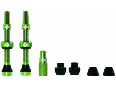 Muc-Off tubeless valves, presta valve 44 mm, green