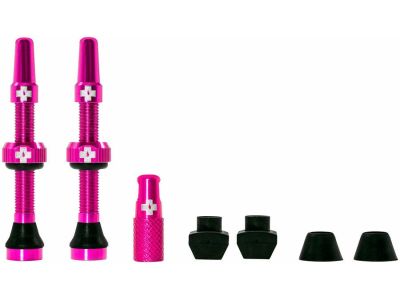 Muc-Off tubeless valves, presta valve 44 mm, pink
