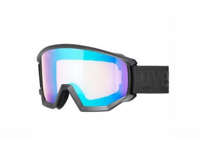 Gogle narciarskie uvex Athletic CV czarne matowe SL/niebieskie/vista