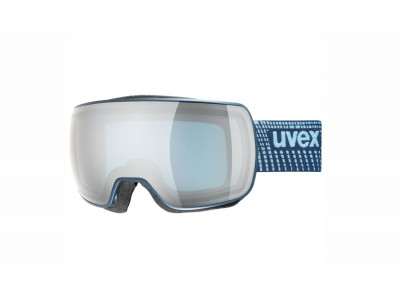 Gogle narciarskie uvex Compact FM Granatowy, matowy DL/silver/niebieski
