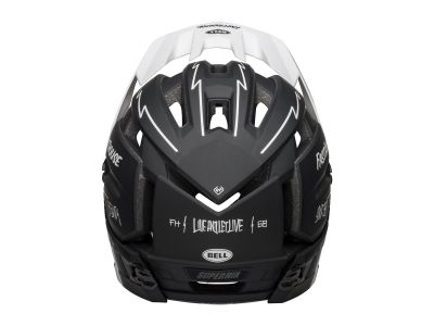 Bell Super Air R Spherical helmet, Mat Black/White Fasthouse