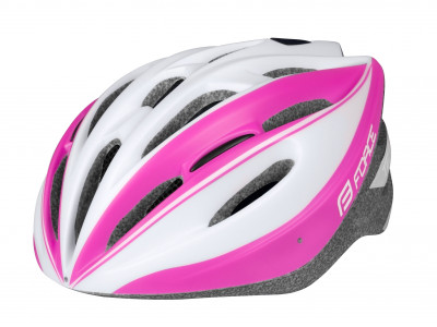 FORCE Tery bicycle helmet white/pink
