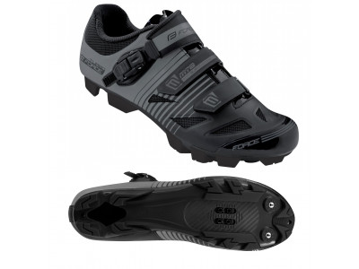 FORCE Turbo MTB cycling shoes black / gray