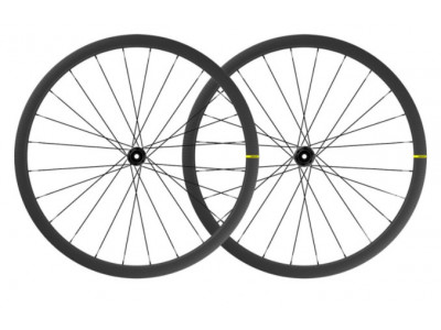 Mavic Cosmic SL 32 Disc pair of twisted wheels Shimano CL 2021