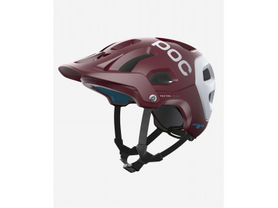 POC Tectal Race Spin Propylene Helmet, Red/Hydrogen White Matt