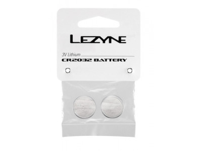 Lezyne CR 2032 baterie 2 Pack silver