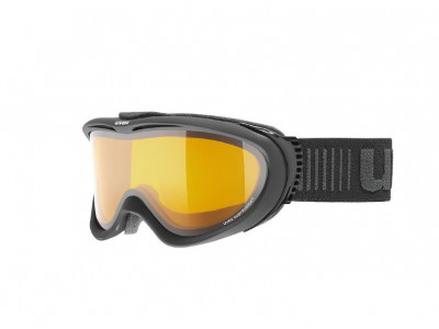 uvex Comanche LGL lyžiarske okuliare black mat/lasergold lite, veľ. Uni