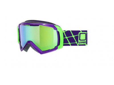 uvex G.GL 100 lyžiarske okuliare dark purple/litemirror green, veľ. Uni
