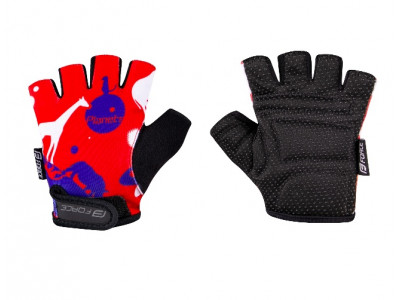 FORCE Planets detské rukavice, červená/modrá