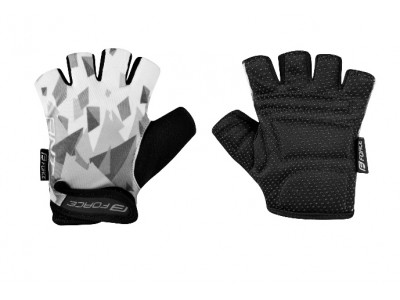FORCE Ant children&#39;s gloves, grey/white