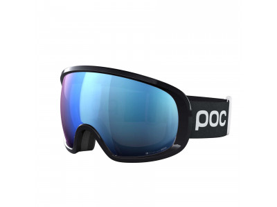 POC Fovea Clarity Comp + ochelari de downhill Uranium Black / Spektris Blue, mărime Univ