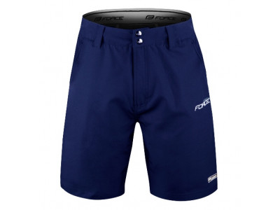 FORCE Blade MTB shorts with pad, dark blue