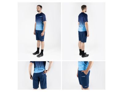 FORCE Blade MTB Shorts mit Sitzpolster, dunkelblau
